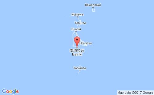 基里巴斯港口塔拉瓦岛tarawa港口地图
