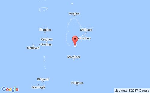 马尔代夫港口马累岛male港口地图
