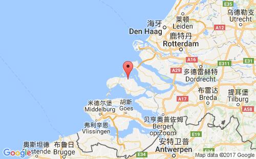 荷兰港口布劳沃斯港brouwershaven港口地图