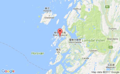 布伦讷于松港口地图