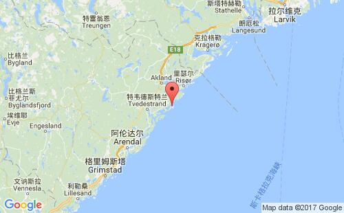 林厄尔港口地图