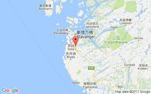 桑内斯港口地图