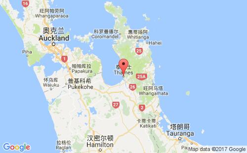 泰晤士河港口地图