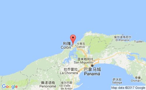 巴拿马港口科科索洛coco solo港口地图