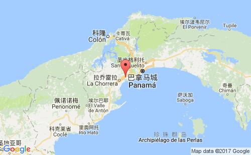 巴拿马港口巴卡蒙特vacamonte港口地图