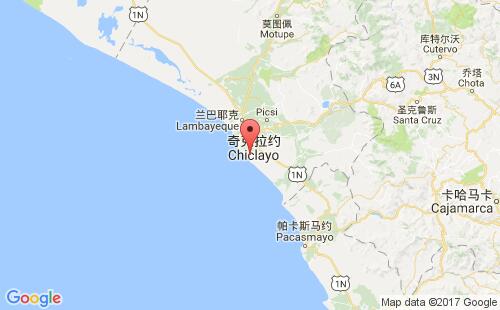 秘鲁港口埃腾eten港口地图