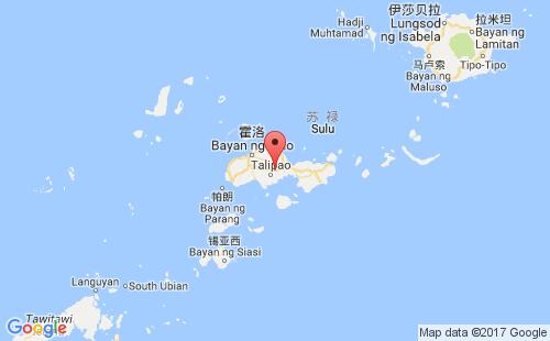 菲律宾港口霍洛jolo港口地图