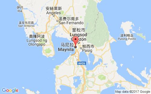 菲律宾港口马尼拉manila港口地图