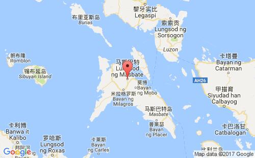 菲律宾港口马斯巴特masbate港口地图