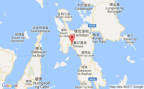 菲律宾港口奥尔莫克ormoc港口地图
