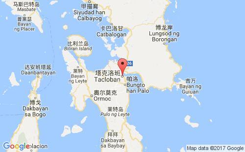 菲律宾港口塔克洛班tacloban港口地图