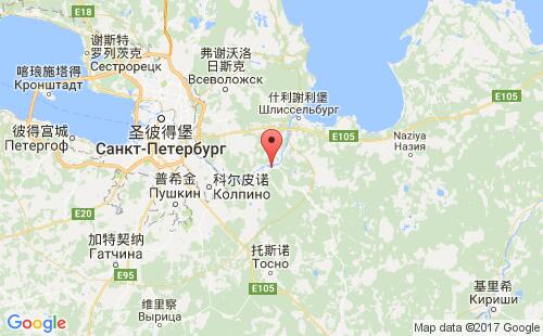 俄罗斯港口锡利卡特纳亚silikatnaya港口地图