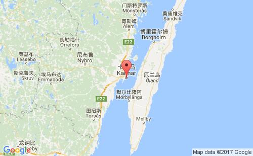 卡尔马港口地图