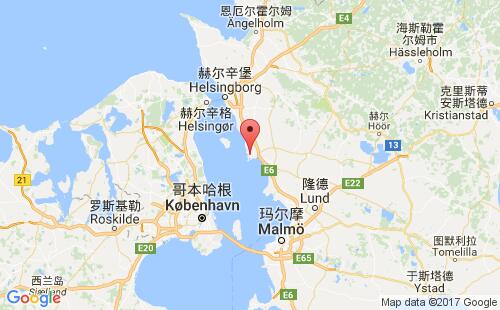 兰斯克鲁纳港口地图
