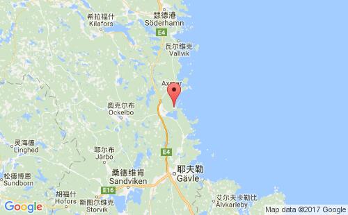 诺尔松德港口地图