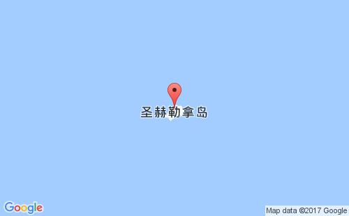 圣赫勒拿港口詹姆斯敦jamestown港口地图