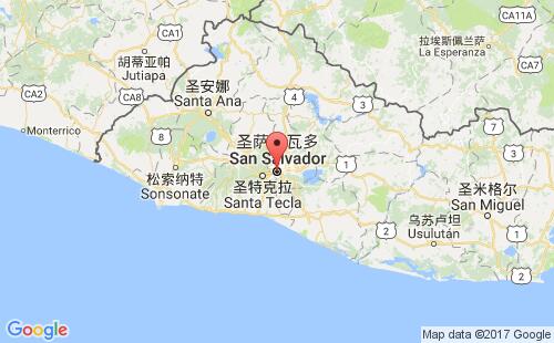 萨尔瓦多港口圣萨尔瓦多san salvador港口地图