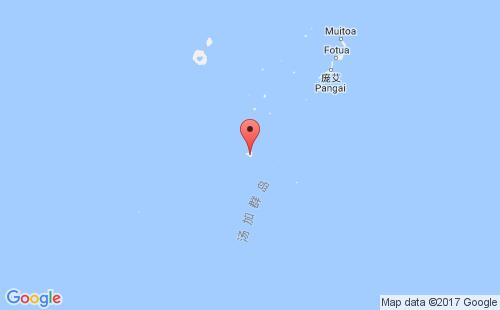 汤加港口诺穆卡岛nomuka island港口地图