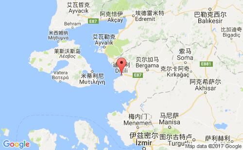 迪基利港口地图