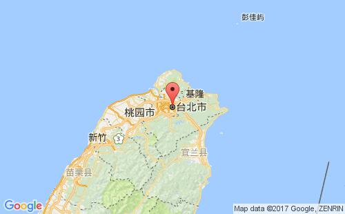 中国台湾港口台湾台北taipei港口地图