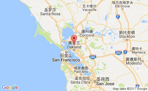 伯克利港口地图