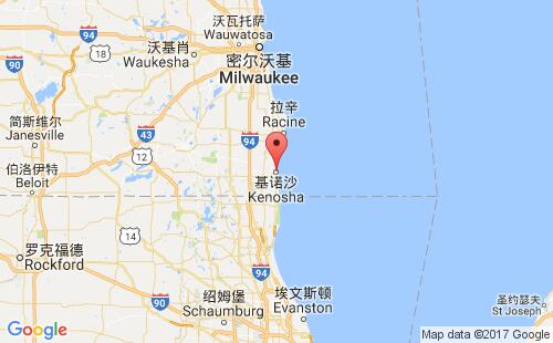 基诺沙港口地图