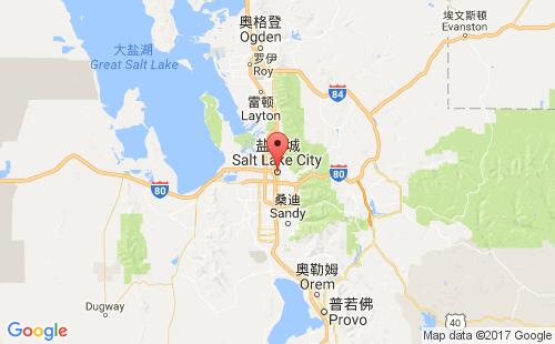 美国港口盐湖城salt lake city,ut港口地图