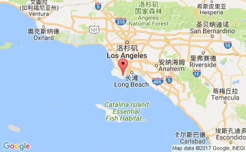美国港口圣佩德罗san pedro,us港口地图