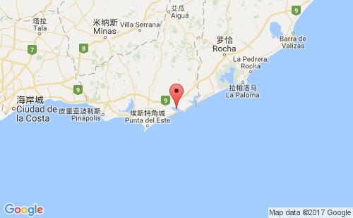 乌拉圭港口何塞伊格纳西奥jose ignacio港口地图