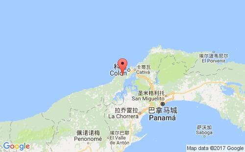 委内瑞拉港口科隆查coloncha港口地图
