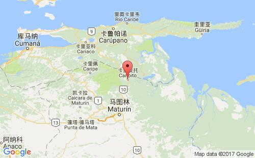 卡里波托港口地图