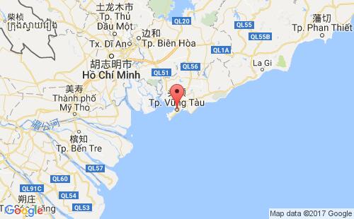 头顿港港口地图