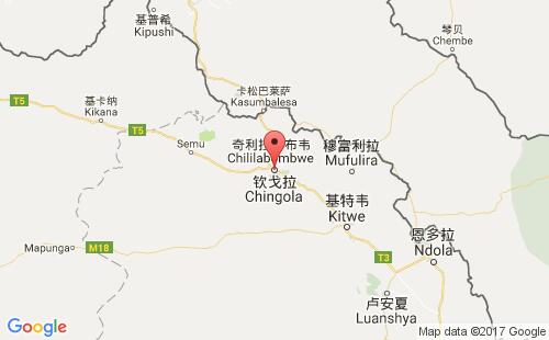 钦戈拉港口地图